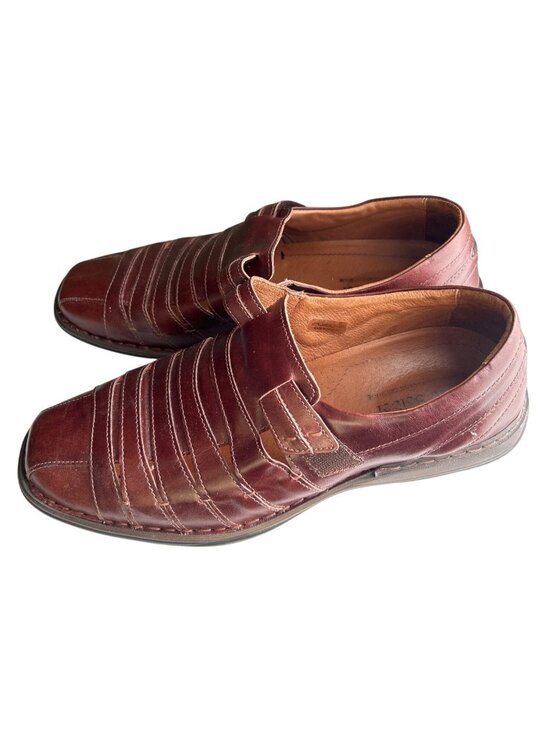 Josef Seibel Mens Brown Leather Slip-On Comfort Shoes Size 45 Made In Bulgaria main image 5